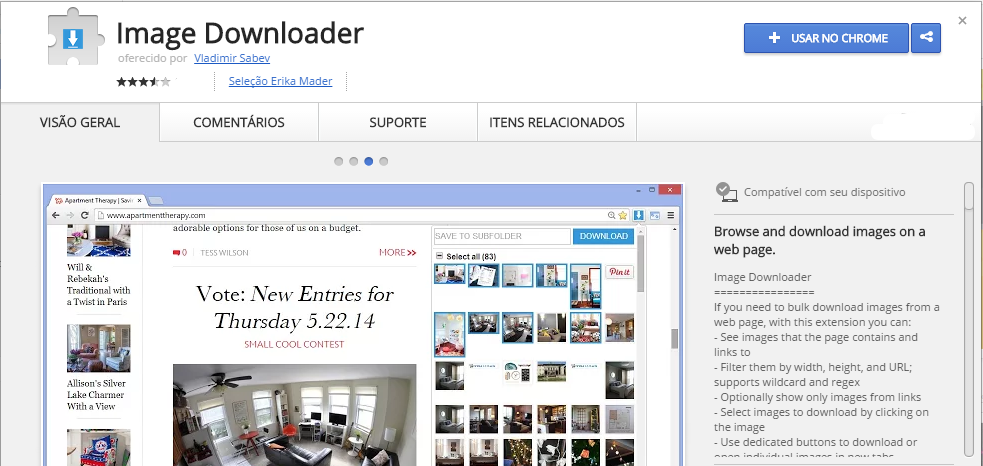 Image Downloader Chrome Web Store