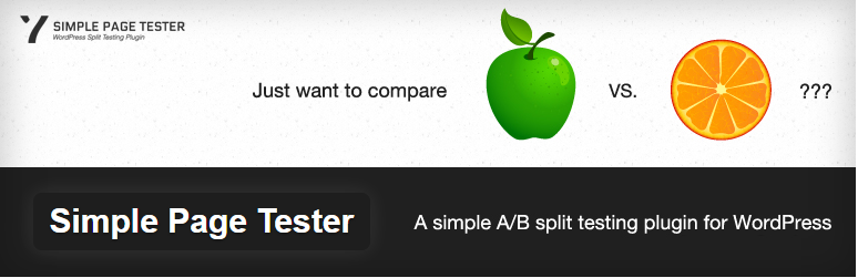 ferramentas de testes - Simple Page Tester WordPress Plugins de Testes AB