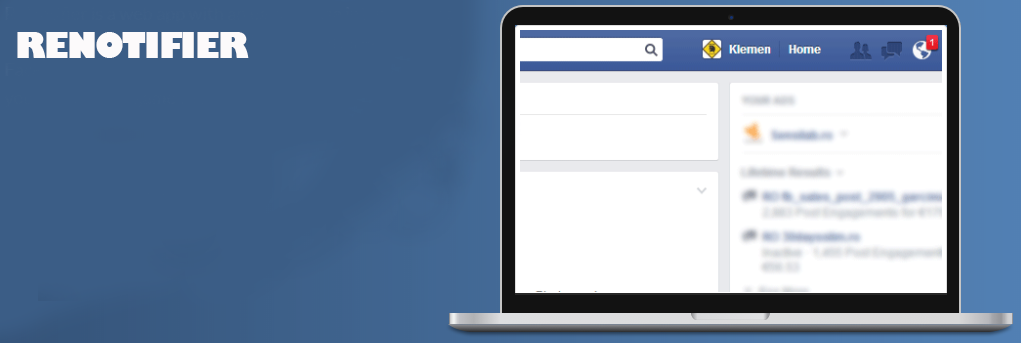 ReNotifier for Facebook Notifications Track Facebook App Notifications