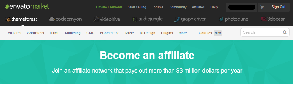 become an affiliate themeforest