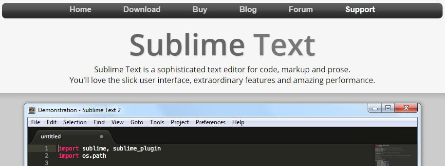 sublime text editor html online