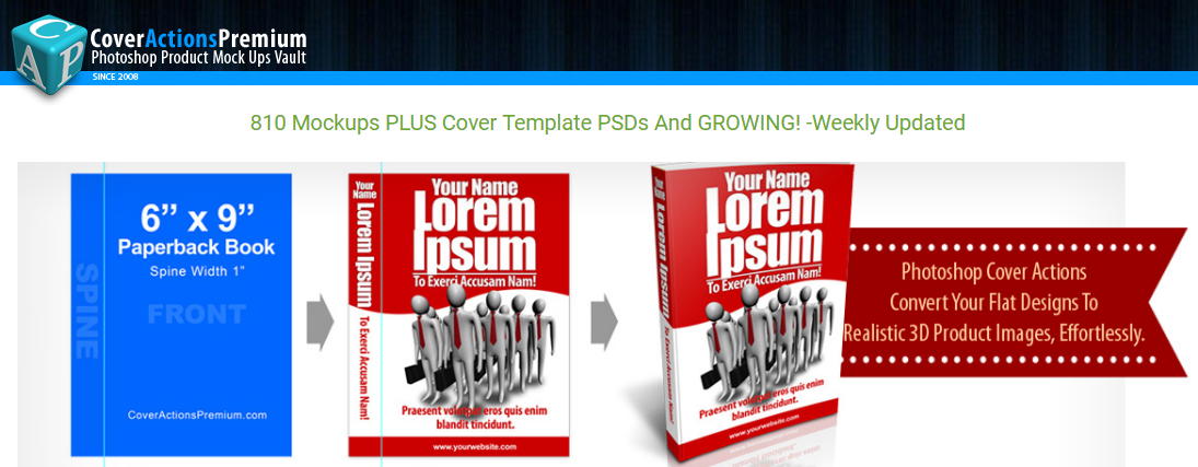 Cover Actions Premium - Psd Covers